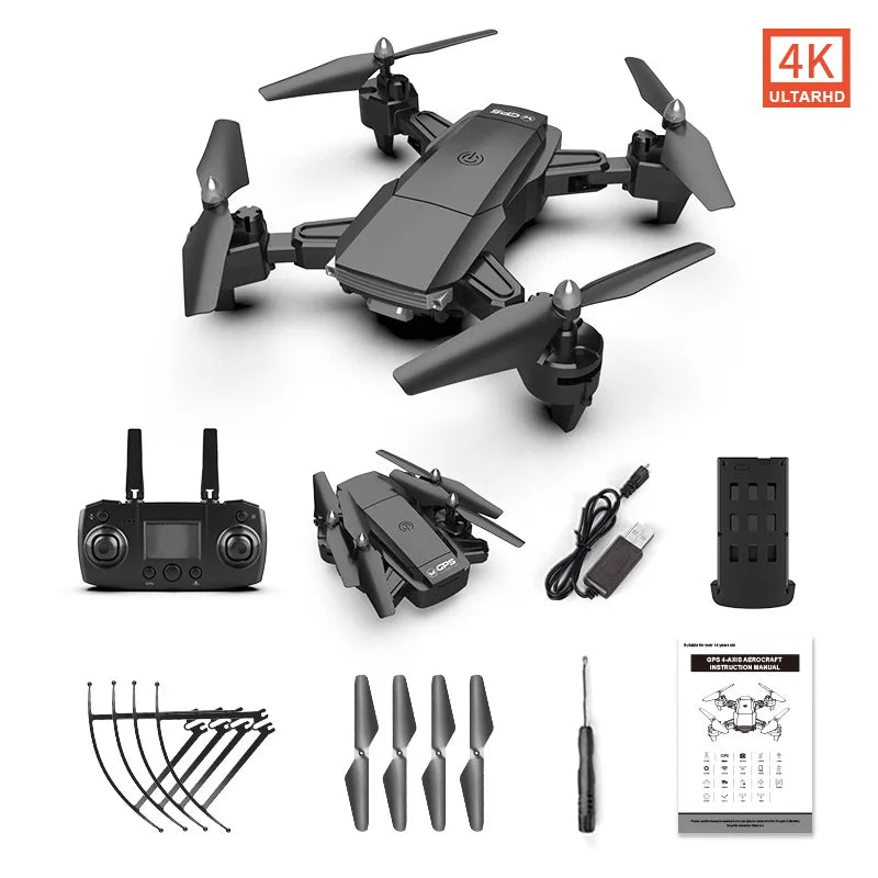 DH600S GPS 5G One Click Return WiFi FPV With 4K HD Camera  Flight Time Follow Me Mode Foldable Drone   - One Battery